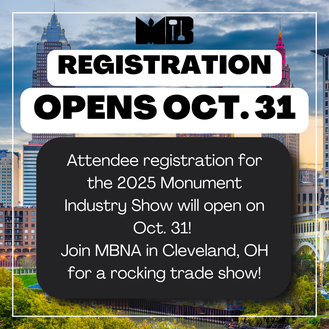 You are currently viewing Attendee Registration for the 2025 Monument Industry Show Opens Oct 31!