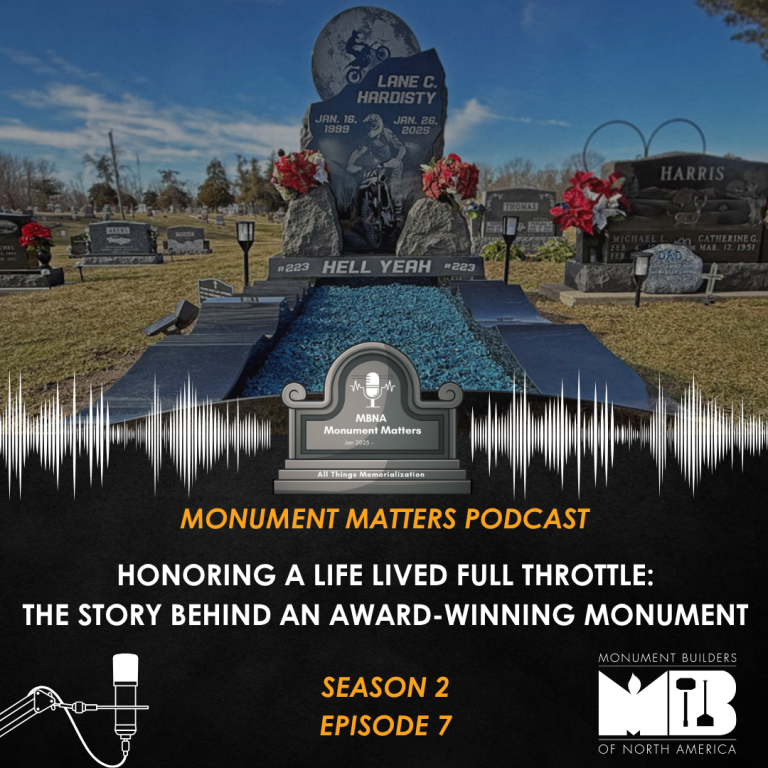Read more about the article Honoring a Life Lived Full Throttle: The Story Behind an Award-Winning Monument